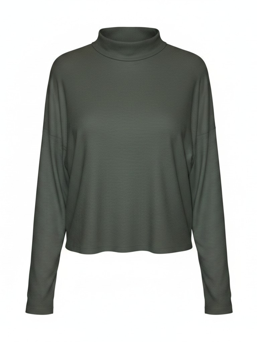 New Old Navy Olive Active Mock Neck Long-Sleeve Top